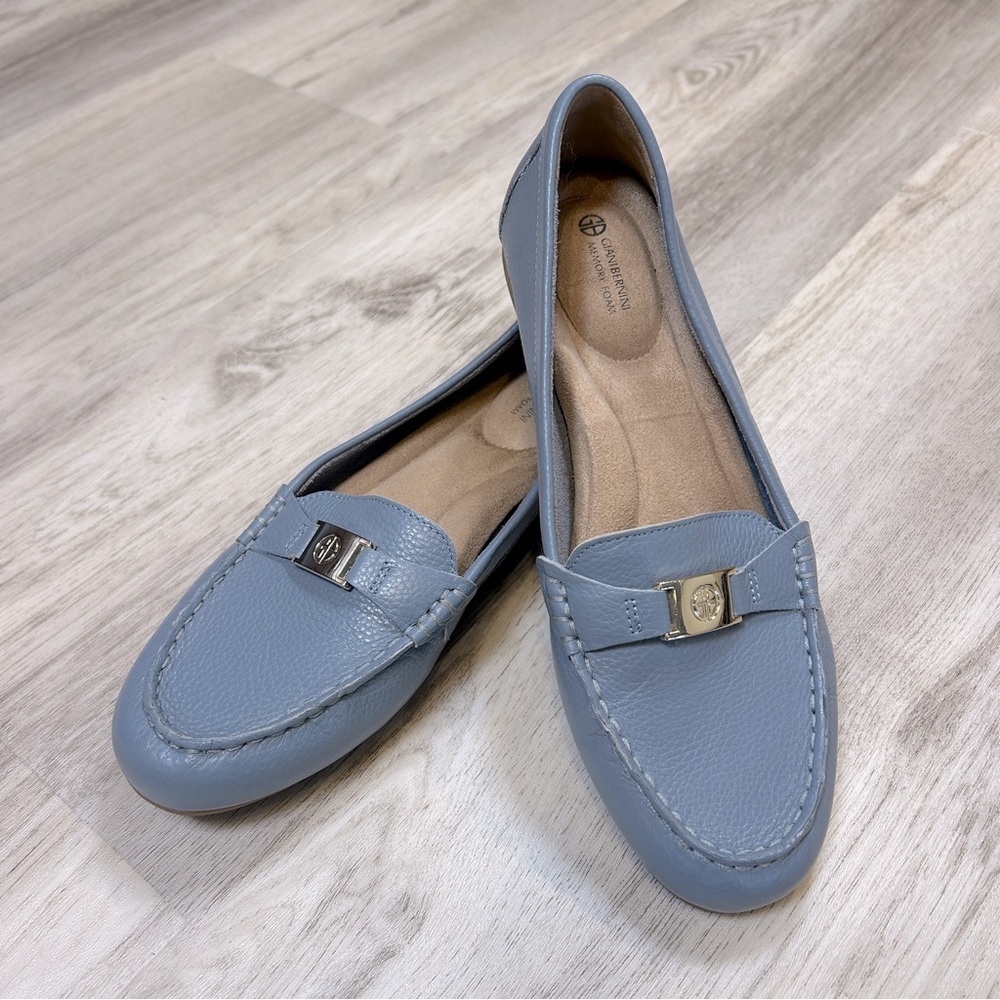 Giani Bernini Blue Loafers
